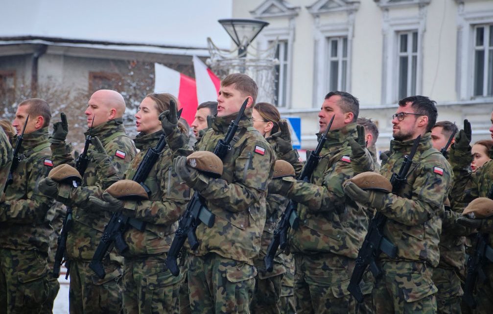 Przysięga wojskowa małopolskich „terytorialsów” w Nowym Targu.