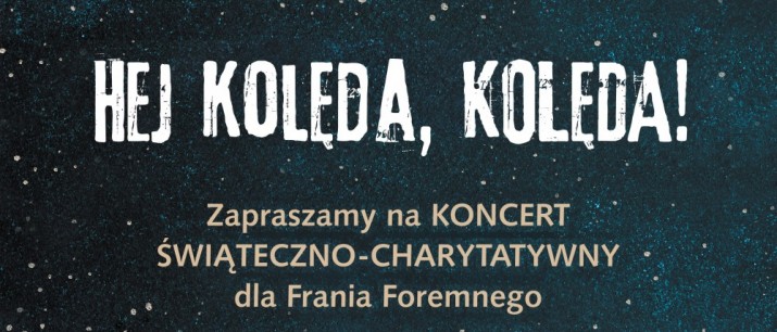 Wyjątkowy świąteczno-charytatywny koncert w Myślenicach!