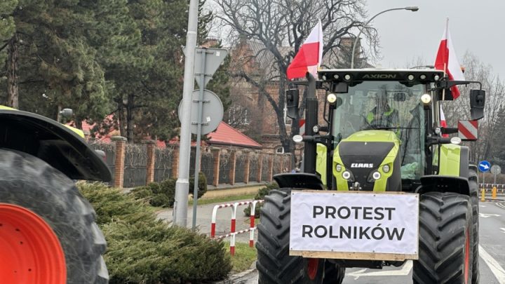 Protest rolników.