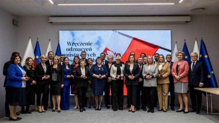 Zasłużeni w działalności na rzecz ochrony zdrowia uhonorowani w Krakowie.