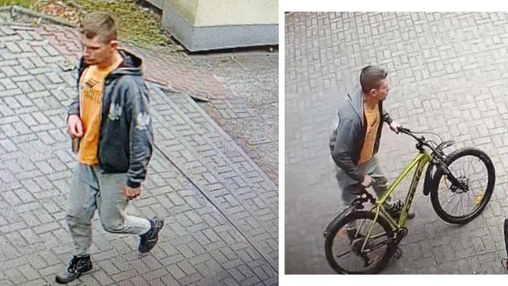 Oświęcim. Poszukiwany sprawca kradzieży roweru. Rozpoznajesz go na zdjęciu. Powiadom Policję. 