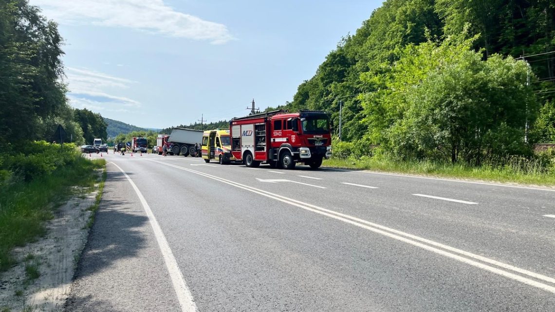 Wypadek ze skutkiem śmiertelnym w Zembrzycach.