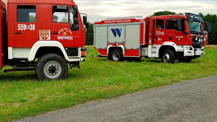 Tłuczań – pożar budynku gospodarczego.