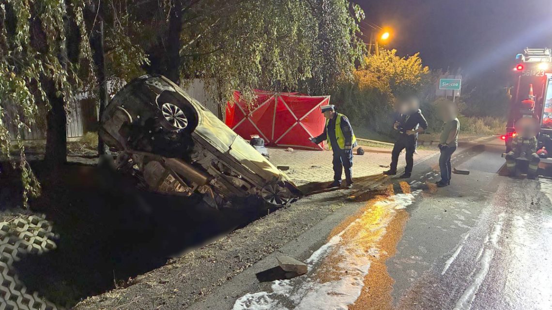 Tragiczny wypadek w Sierczy – trzy osoby nie żyją! Tragiczny wypadek w Sierczy – trzy osoby nie żyją!