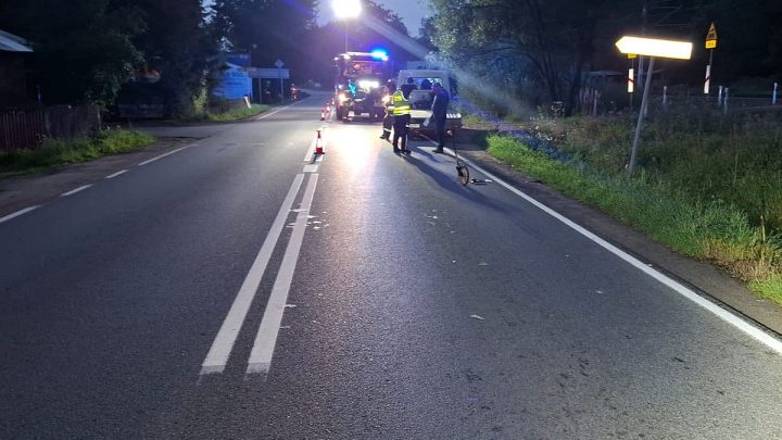 Potrącenie pieszego w Białym Dunajcu. Poszkodowany trafił do szpitala!