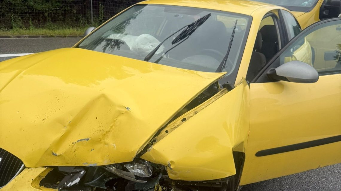 Kolizja na autostradzie A4 w kierunku Rzeszowa!