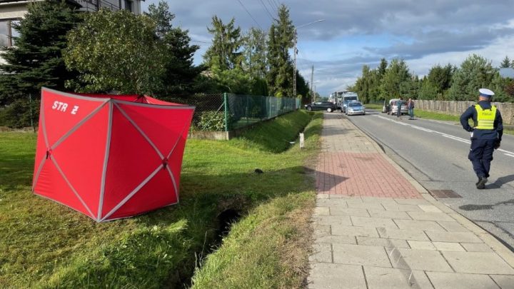 Tragiczny wypadek w Faściszowej – nie żyje 25-letni motocyklista.