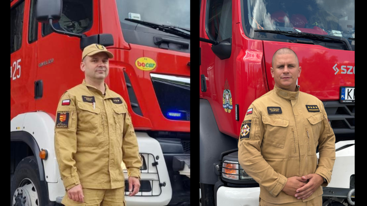 Strażacy z Nowego Sącza bohaterami w czasie wolnym od służby.