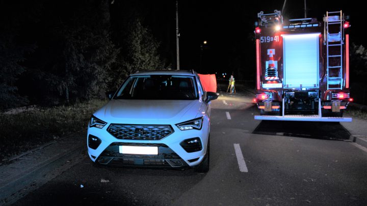 Kęty. Wypadek drogowy śmiertelny. Zginął pieszy.