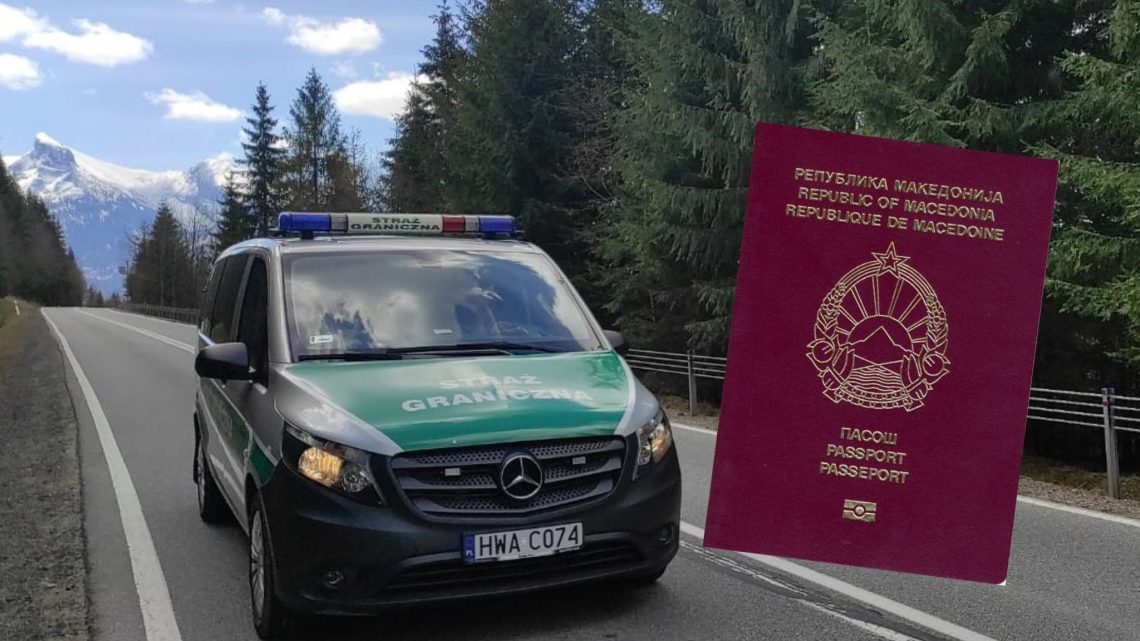 Zatrzymanie obywatela Macedonii przez Straż Graniczną w Nowym Targu!