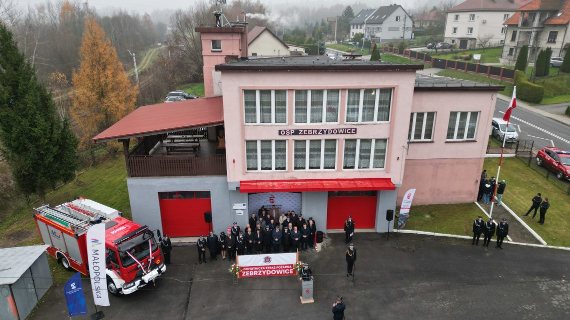Nowy samochód ratowniczo-gaśniczy w OSP Zebrzydowice.