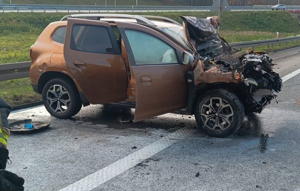 Wypadek na autostradzie A4 w kierunku Rzeszowa!
