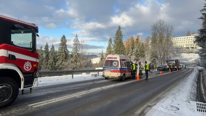 Bukowina Tatrzańska: Zderzenie dwóch samochodów!