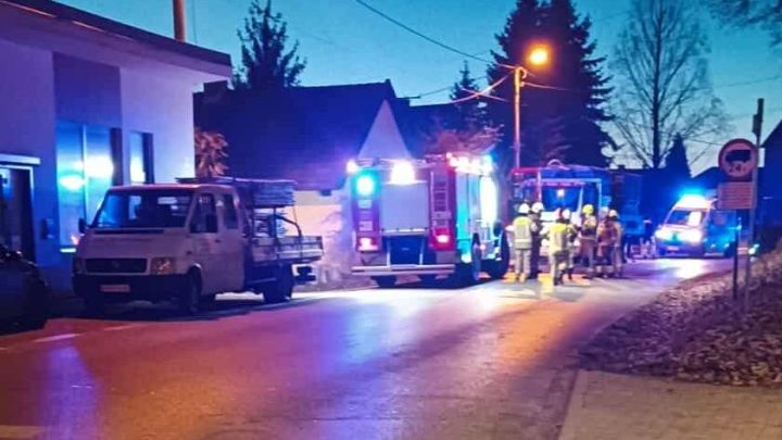 Poranna kolizja na ul. Krakowskiej w Nowej Górze.