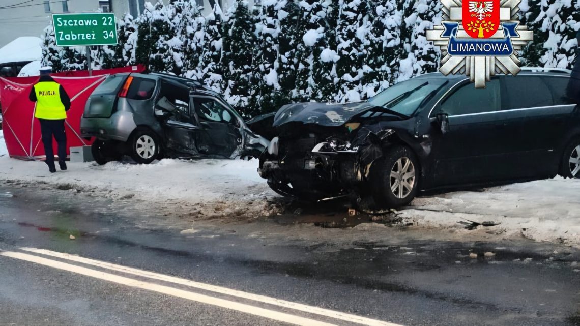 Tragiczny wypadek w Mszanie Górnej. Nie żyje 65-letnia kobieta.