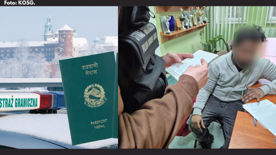 Dwaj obywatele Nepalu zatrzymani w Krakowie. Przebywali w Polsce nielegalnie ponad rok.