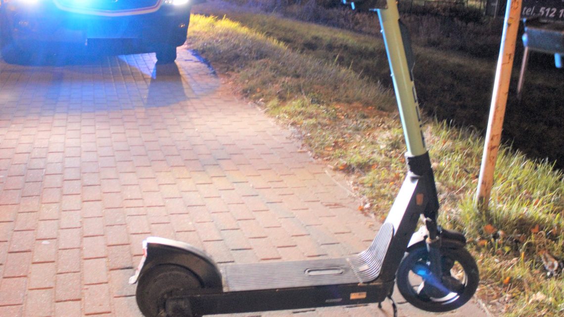 Prawie 3 promile i… hulajnoga w akcji!