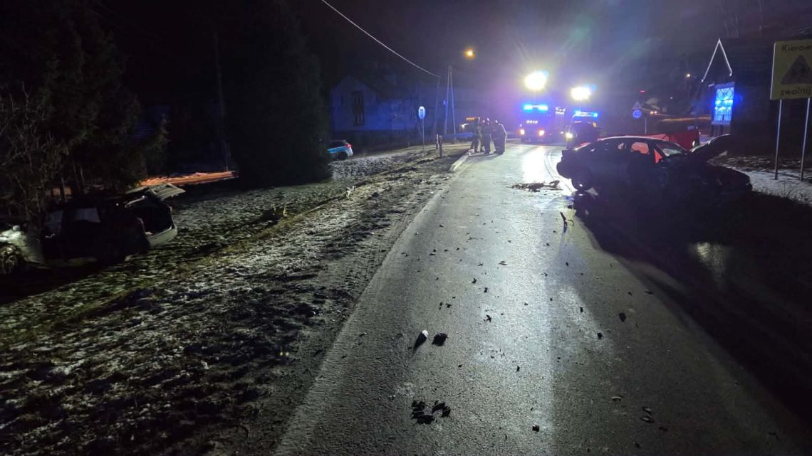 Tragiczny wypadek w Porębie Radlnej. Jedna osoba nie żyje.