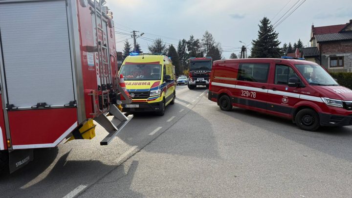 Tragiczne zderzenie w Libertowie – nie udało się uratować kierowcy.