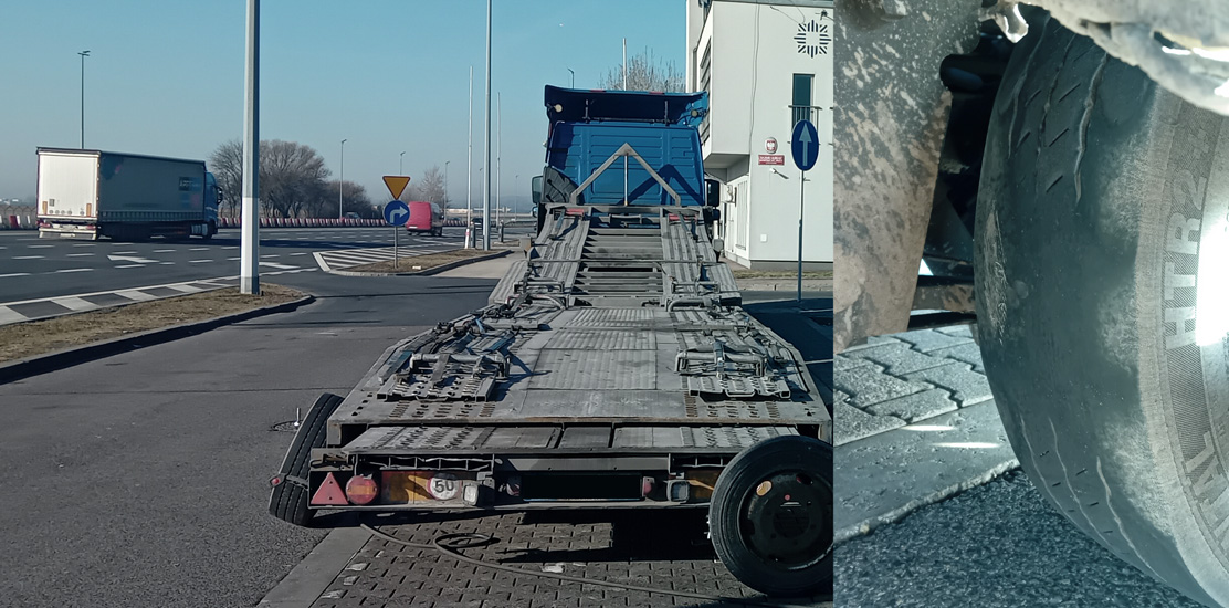 Zagrożenie na A4: niesprawna przyczepa zatrzymana przez WITD!
