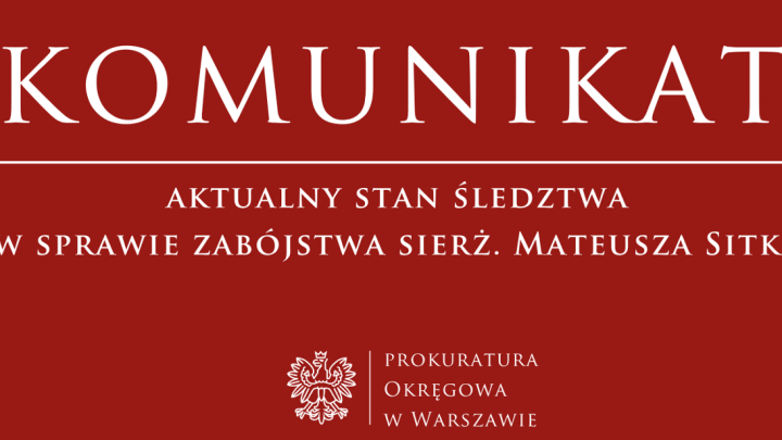 Prokuratura ustaliła sprawcę zabójstwa sierż. Mateusza Sitka. Wydano list gończy i Europejski Nakaz Aresztowania.