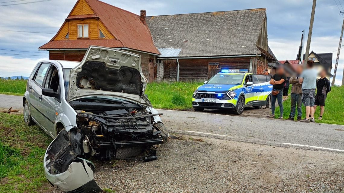 Pijany i bez prawa jazdy uciekał po kolizji. 25-latek zatrzymany przez zakopiańską drogówkę.