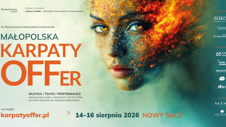 Nowy Sącz zaprasza na XV Festiwal Karpaty OFFer. Trzy dni muzyki, teatru i sztuki.