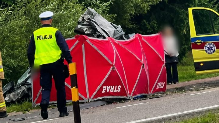 Tragiczny wypadek w Krośnicy. Nie żyje 76-letni kierowca.