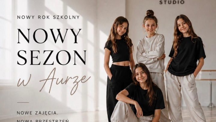 Więcej miejsca na taniec i aktywność. AURA STUDIO z drugą lokalizacją.