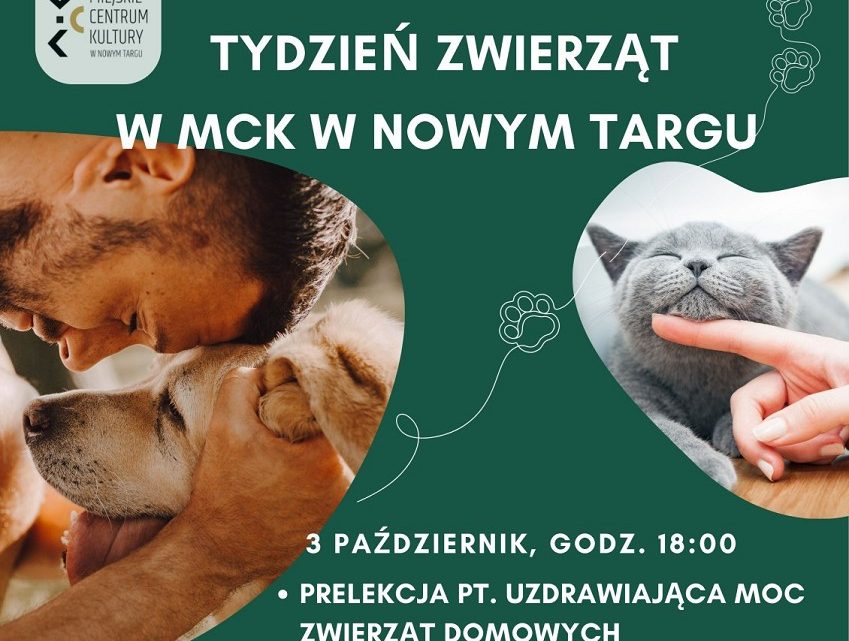 Światowy Tydzień Zwierząt w MCK w Nowym Targu.