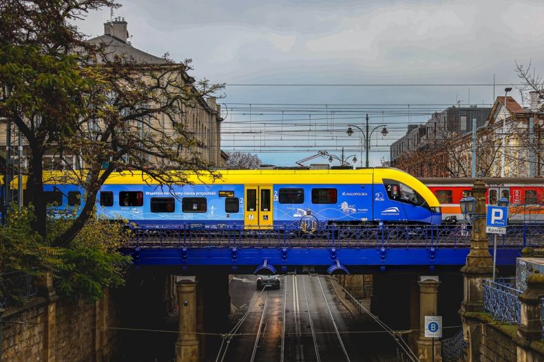 Kolej na Fundusze Europejskie w Małopolsce.