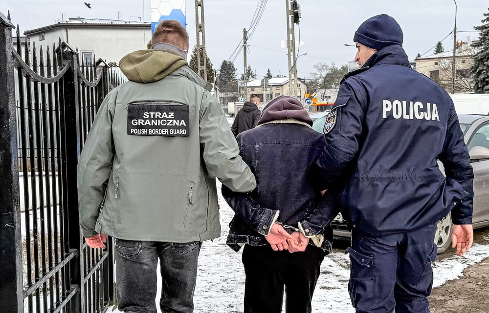 Krajowa akcja Straży Granicznej przeciwko nielegalnej migracji cudzoziemców.