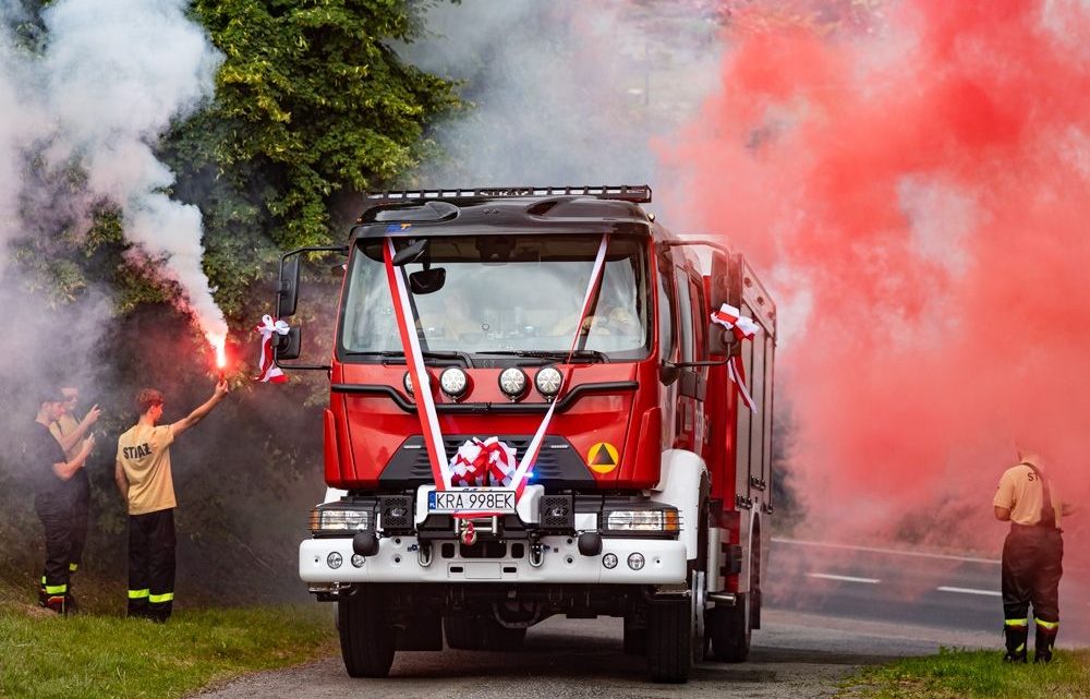 Nowy wóz ratowniczo-gaśniczy dla OSP Sanka. Nowy wóz ratowniczo-gaśniczy dla OSP Sanka.