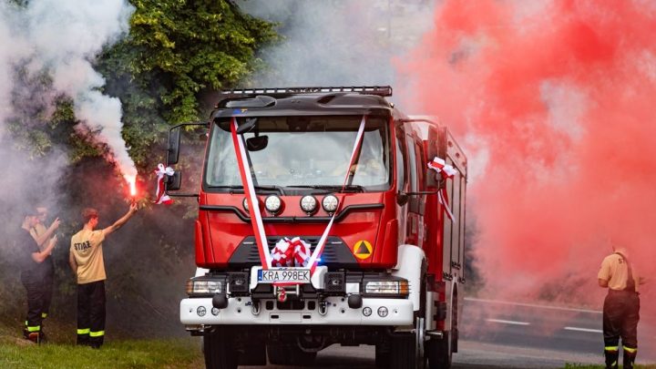 Nowy wóz ratowniczo-gaśniczy dla OSP Sanka.