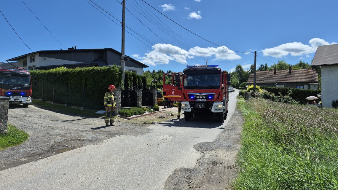 Wypadek z udziałem rowerzysty w Brodach – jedna osoba trafiła do szpitala.