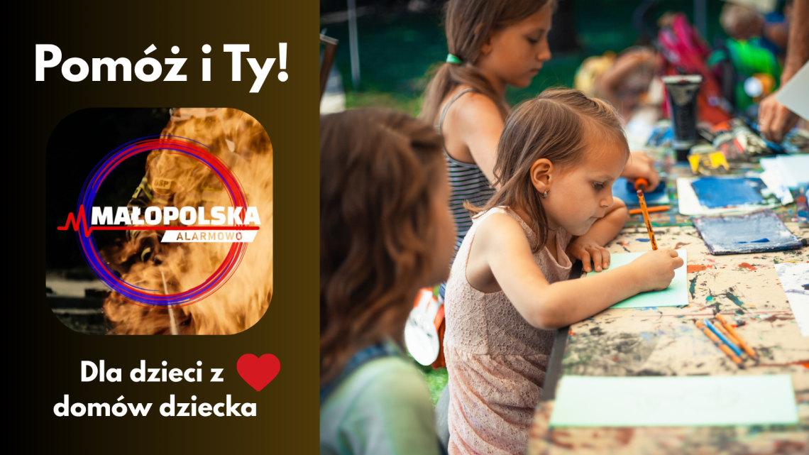 Pomóż i Ty! – Zbiórka szkolna z Małopolska Alarmowo! dla dzieci z domów dziecka. Pomóż i Ty! – Zbiórka szkolna z Małopolska Alarmowo! dla dzieci z domów dziecka.