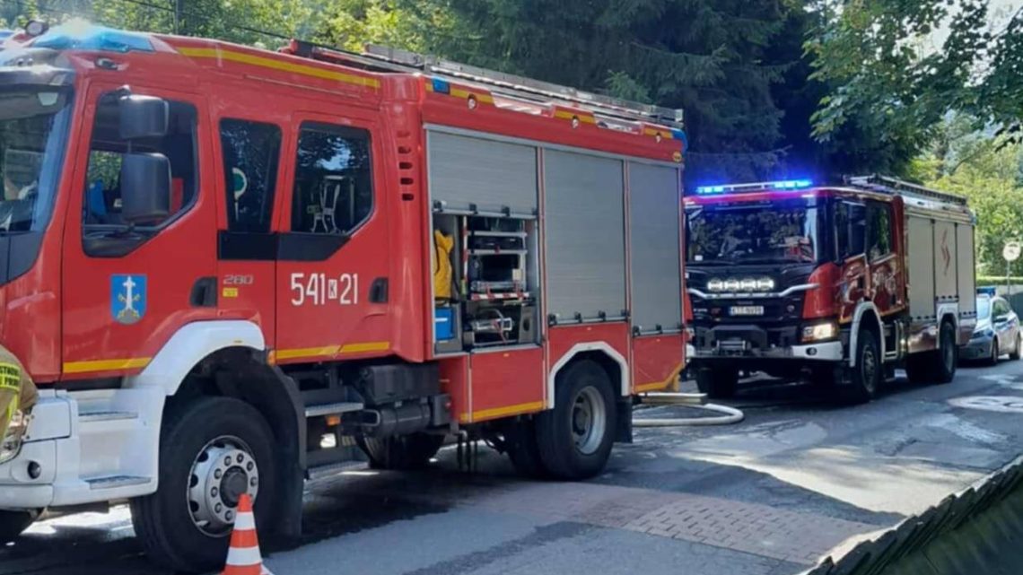 Zderzenie dwóch samochodów w Zakopanem.