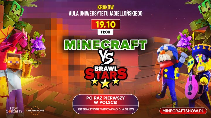 Minecraft w Krakowie! Interaktywny spektakl dla dzieci po raz pierwszy w Polsce!
