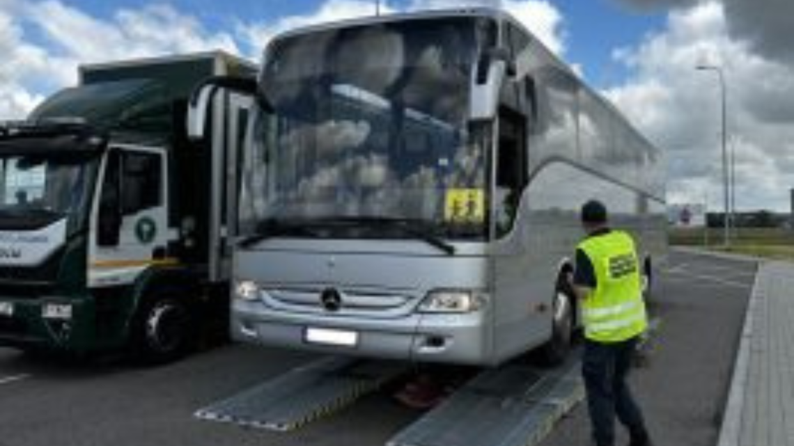 Akcja „Bezpieczny autokar” – sypnęło mandatami… Akcja „Bezpieczny autokar” – sypnęło mandatami…