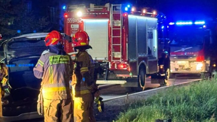 Wypadek w Spytkowicach na DK44 – utrudnienia w ruchu.