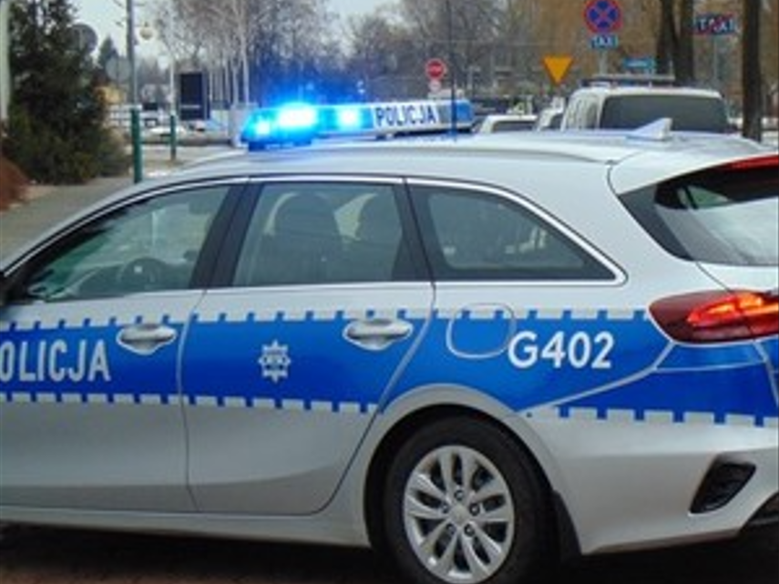 Kolizja drogowa w Libuszy. Zatrzymano poszukiwanego obywatela Bułgarii.