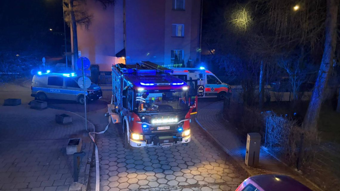 Dwa pożary na Podhalu w nocy ze środy (11 marca). Nie żyje 85-letnia kobieta.