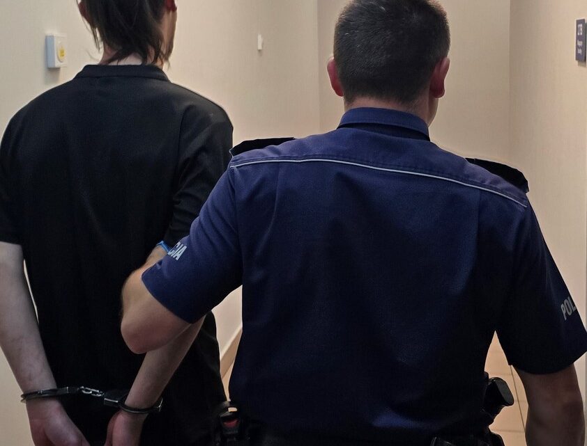 27-latek uszkodził radiowóz i znieważył policjantów. Grozi mu do 5 lat więzienia.