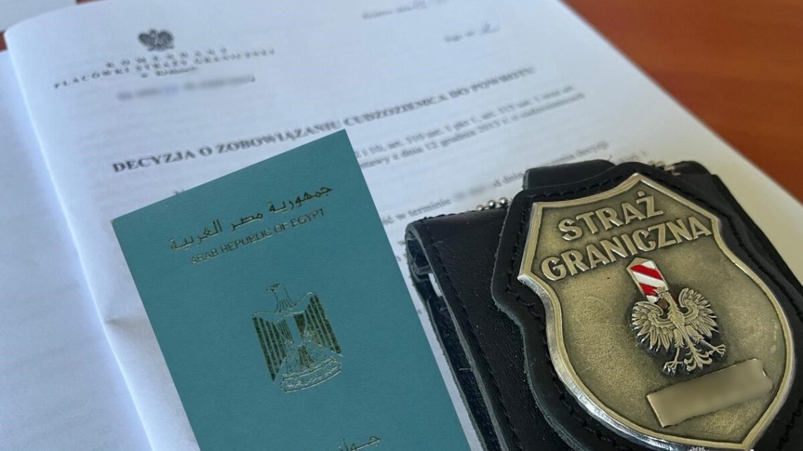 Nielegalny pobyt i narkotyki. Straż Graniczna zatrzymała 30-letniego Egipcjanina.
