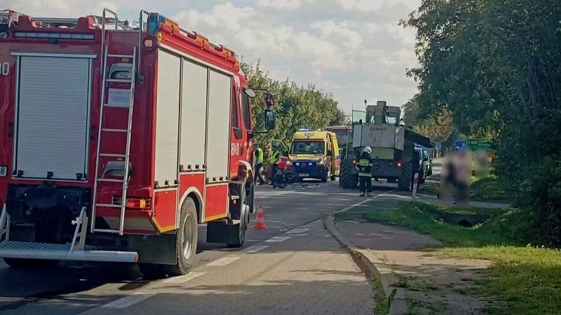 Tragiczny wypadek w gminie Gołcza. Nie żyje 49-letni motocyklista.