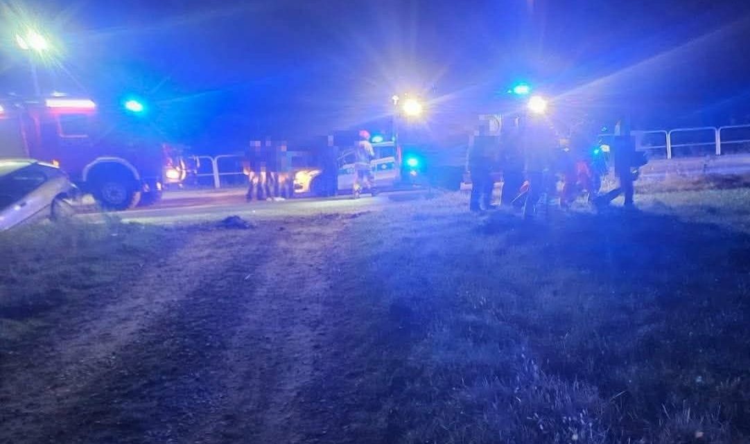 Poważny wypadek w Sułkowicach. Jedna osoba zabrana do szpitala przez LPR.