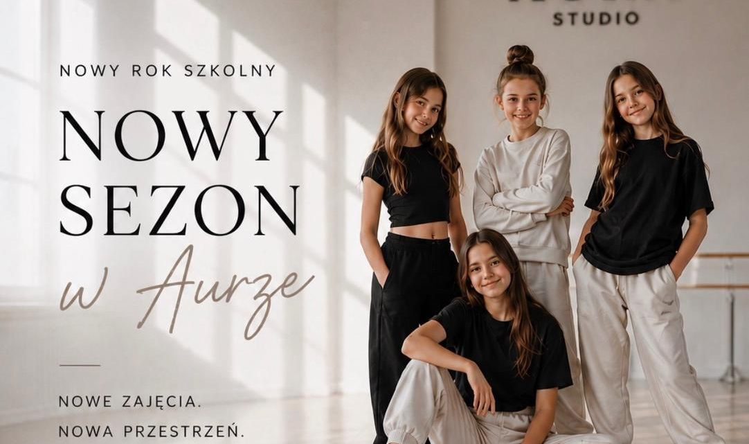 Więcej miejsca na taniec i aktywność. AURA STUDIO z drugą lokalizacją.