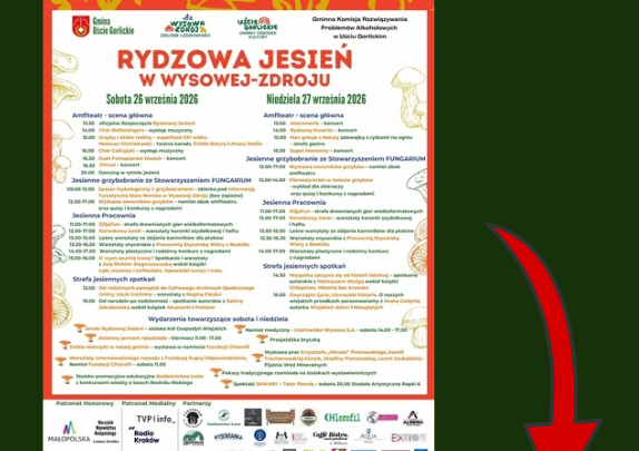 Rydzowa Jesień po raz drugi w Wysowej-Zdroju. Dwa dni muzyki, natury i beskidzkich inspiracji.