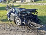 Stasikówka. Groźny wypadek na DW961. Trzy samochody zderzyły się na drodze.