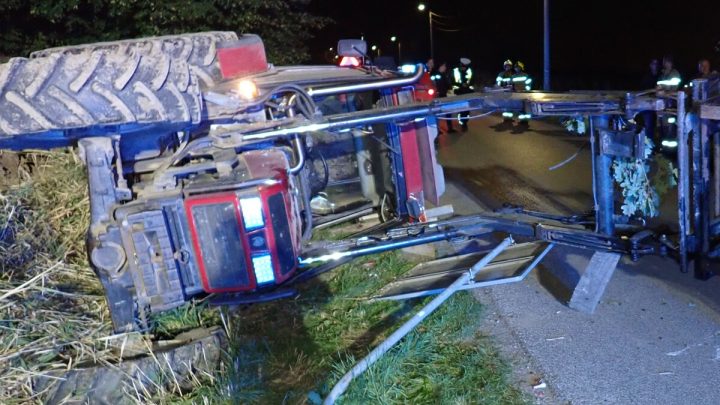 Dwa poważne zdarzenia w powiecie wielickim. Piesza i operator ciągnika trafili do szpitali.
